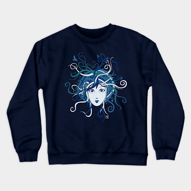 Birds in the Head Crewneck Sweatshirt by BITICOL